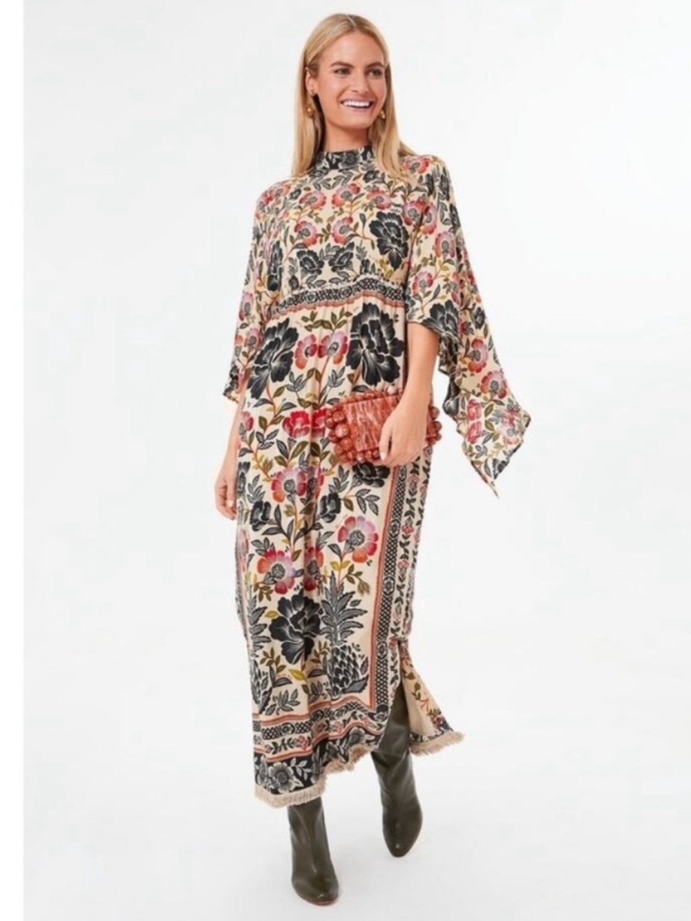 Farm Rio Romantic Garden Maxi Dress XS